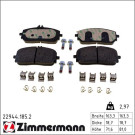 Zimmermann Bremsbelagsatz, Scheibenbremse 22944.185.2