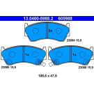 13.0460-5988.2 Bremsbelagsatz, Scheibenbremse