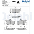 LP1952 Bremsbelagsatz, Scheibenbremse
