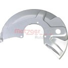 2 x METZGER Spritzblech, Bremsscheibe | 6115431