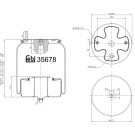 FEBI BILSTEIN 35678 Federbalg, Luftfederung