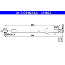 ATE | Bremsschlauch | 24.5176-0233.3 ATE | Bremsschlauch | 24.5176-0233.3