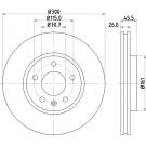 Hella | Bremsscheibe | 8DD 355 116-591