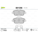 Valeo | Bremsbelagsatz, Scheibenbremse | 601356