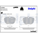 Delphi | Bremsbelagsatz, Scheibenbremse | LP2090 Delphi | Bremsbelagsatz, Scheibenbremse | LP2090