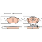 GDB3625 Bremsbelagsatz, Scheibenbremse