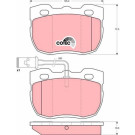 GDB1093 Bremsbelagsatz, Scheibenbremse COTEC GDB1093 Bremsbelagsatz, Scheibenbremse COTEC