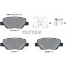 Textar | Bremsbelagsatz, Scheibenbremse | 2244901