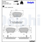 Delphi | Bremsbelagsatz, Scheibenbremse | LP2702 Delphi | Bremsbelagsatz, Scheibenbremse | LP2702