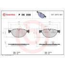 Brembo | Bremsbelagsatz, Scheibenbremse | P 06 058