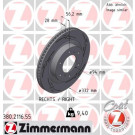 380.2116.55 Bremsscheibe BLACK Z 380.2116.55 Bremsscheibe BLACK Z