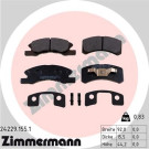 24229.155.1 Bremsbelagsatz, Scheibenbremse