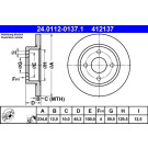 ATE | Bremsscheibe | 24.0112-0137.1