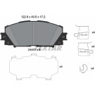 2445103 Bremsbelagsatz, Scheibenbremse
