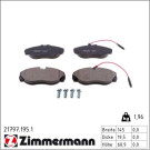Zimmermann Bremsbelagsatz, Scheibenbremse 21797.195.1