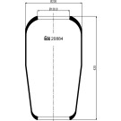 FEBI BILSTEIN 20884 Federbalg, Luftfederung