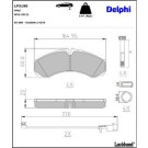 Delphi Bremsbelagsatz, Scheibenbremse LP3190 Delphi Bremsbelagsatz, Scheibenbremse LP3190