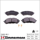 25895.185.1 Bremsbelagsatz, Scheibenbremse