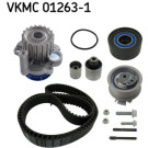 SKF VKMC 01263-1 Wasserpumpe + Zahnriemensatz mit Dichtungen, mit Stehbolzen, Zähnez.: 160, mit abgerundetem Zahnprofil SKF VKMC 01263-1 Wasserpumpe + Zahnriemensatz mit Dichtungen, mit Stehbolzen, Zähnez.: 160, mit abgerundetem Zahnprofil