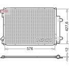 DCN47008 Kondensator, Klimaanlage DCN47008 Kondensator, Klimaanlage