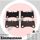 Zimmermann | Bremsbelagsatz, Scheibenbremse | 24614.165.9