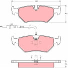GDB1258 Bremsbelagsatz, Scheibenbremse GDB1258 Bremsbelagsatz, Scheibenbremse