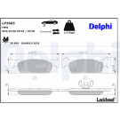 Delphi | Bremsbelagsatz, Scheibenbremse | LP2663 Delphi | Bremsbelagsatz, Scheibenbremse | LP2663