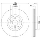 Hella Pagid | Bremsscheibe | 8DD 355 126-661
