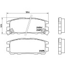 Brembo | Bremsbelagsatz, Scheibenbremse | P 59 021