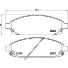 Brembo | Bremsbelagsatz, Scheibenbremse | P 37 010