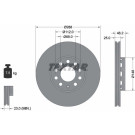 Textar | Bremsscheibe | 92057605