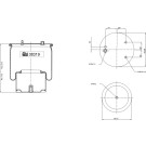 FEBI BILSTEIN 38319 Federbalg, Luftfederung FEBI BILSTEIN 38319 Federbalg, Luftfederung