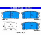 13.0460-5788.2 Bremsbelagsatz, Scheibenbremse