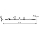 1 987 482 307 Seilzug, Feststellbremse 1 987 482 307 Seilzug, Feststellbremse