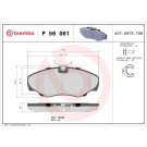 Brembo | Bremsbelagsatz, Scheibenbremse | P 56 061