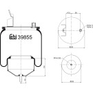 FEBI BILSTEIN 39855 Federbalg, Luftfederung