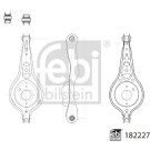 FEBI BILSTEIN 182227 Querlenker, Lenker, Radaufhängung