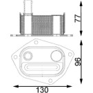 Mahle | Ölkühler, Motoröl | CLC 198 000S