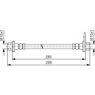 BOSCH | Bremsschlauch | 1 987 481 440