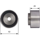 T42005 Umlenk-/Führungsrolle, Zahnriemen PowerGrip™