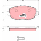 GDB1593 Bremsbelagsatz, Scheibenbremse COTEC GDB1593 Bremsbelagsatz, Scheibenbremse COTEC