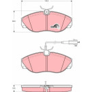 GDB1425 Bremsbelagsatz, Scheibenbremse COTEC GDB1425 Bremsbelagsatz, Scheibenbremse COTEC