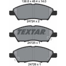 Textar | Bremsbelagsatz, Scheibenbremse | 2472401