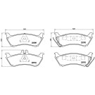 Brembo | Bremsbelagsatz, Scheibenbremse | P 50 044