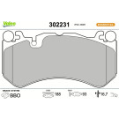 Valeo Bremsbelagsatz, Scheibenbremse ESSENTIAL 302231