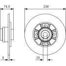 0 986 479 760 Bremsscheibe 0 986 479 760 Bremsscheibe