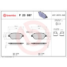 Brembo | Bremsbelagsatz, Scheibenbremse | P 23 087