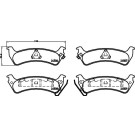 Hella Pagid | Bremsbelagsatz, Scheibenbremse | 8DB 355 013-091