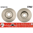 DF6074S Bremsscheibe TRW SINGLE DF6074S Bremsscheibe TRW SINGLE