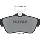 Textar | Bremsbelagsatz, Scheibenbremse | 2457803